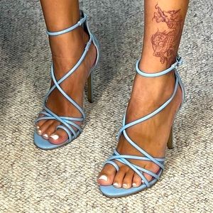Steve Madden Blue Heels